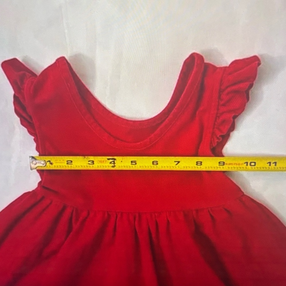 Hannah Andersson Americana Dress Lot 4 Nostalgic Primary Colors Kidcore Floral - Picture 5 of 16